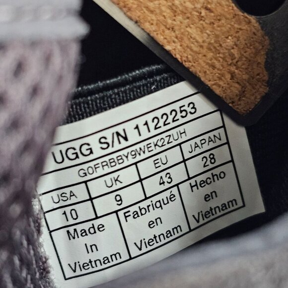 UGG Mens Greyson Treadlite Sneakers, Grey, Size 10 - Picture 3 of 11